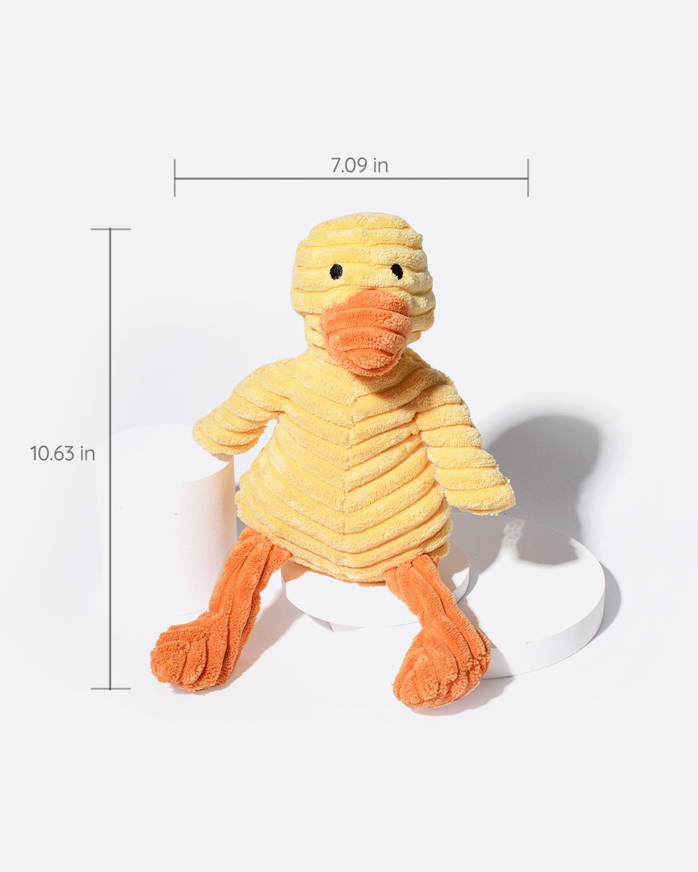 Plush Squeaky Dog Toy - Ducky