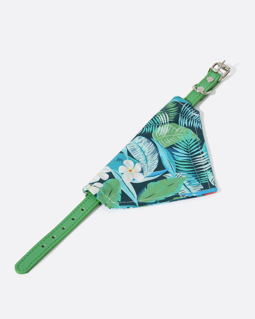 Reversible Dog Bandana with Collar - Rainforest