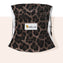 Washable Male Dog Belly Band - Leopard Brown