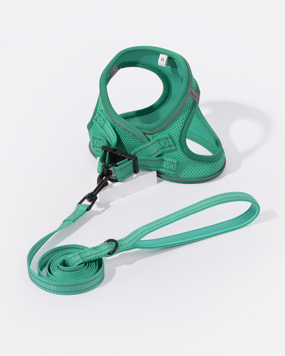 OxyMesh 透氣胸背帶連牽繩套裝 - 芬蘭綠
