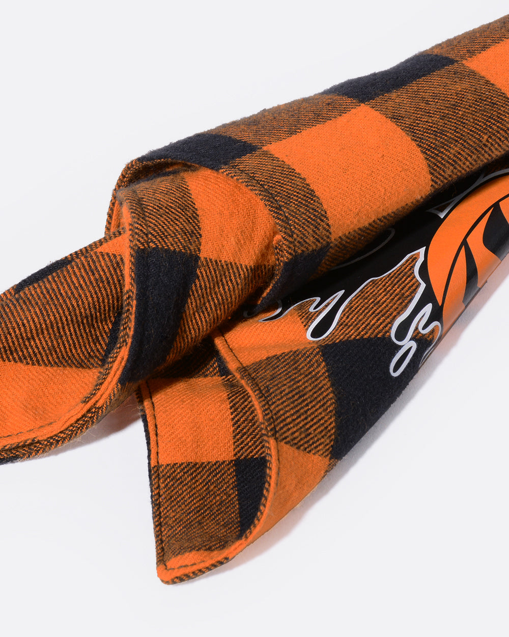 Halloween Dog Bandana - Orange Plaid