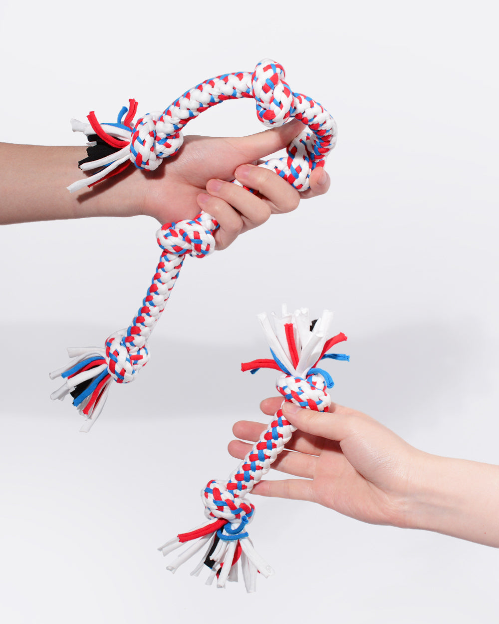 Cotton Tug Rope Toy Set - 2 Knot & 5 Knot