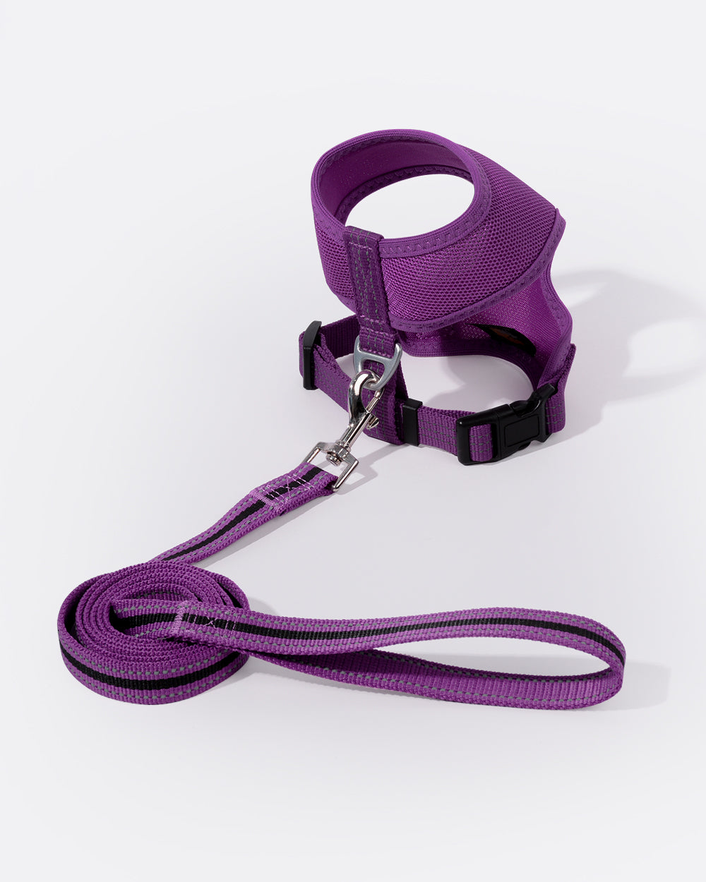 Simply Soft Harness and Leash Set - Bright Violet