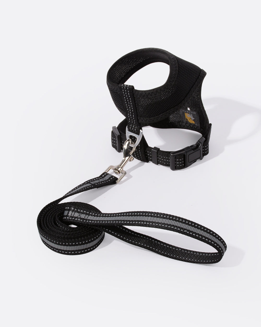 Simply Soft Harness and Leash Set - Classic Black