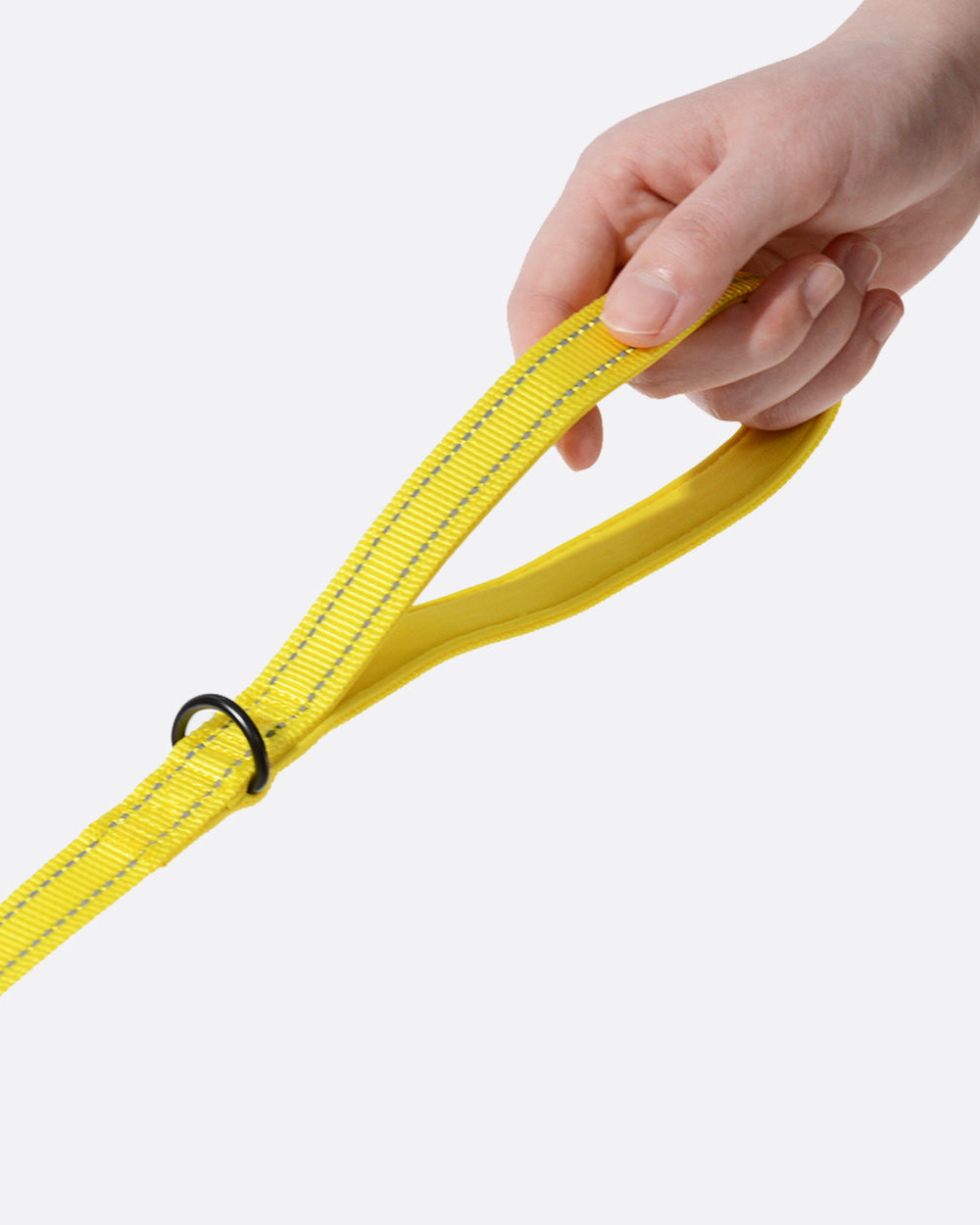 Simply Soft Reflective Dog Leash - Lemon Yellow